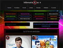 Tablet Screenshot of infomaniakos.com